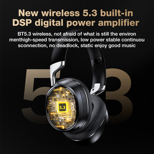 Thanh Lịch Tiếng Ồn Hủy Bỏ Tai Nghe Không Dây V5.3 Có Thể Gập Lại Tai Nghe Với 3.5Mm Có Dây Âm Thanh Over-Ear Tai Nghe FM Chế Độ Tai Nghe - Product Image 6