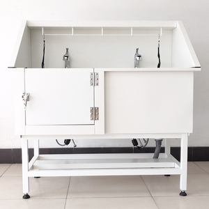 Baignoire de toilettage <span class=keywords><strong>pour</strong></span> <span class=keywords><strong>chien</strong></span> en acier inoxydable EUR PET, hygiénique et durable, station de bain <span class=keywords><strong>pour</strong></span> chiens - Product Image 1