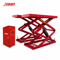 RM RL2300, un élévateur à ciseaux encastré pour voitures de 3500 kg, hauteur de levage de 2130 mm, montage encastré sous terre, 380V/220V, 2,2 kW, garage, atelier
