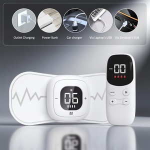 Stimulateur musculaire TENS rechargeable, masseur intelligent sans fil TENS EMS pour soulager les douleurs au dos, au cou, aux épaules et aux jambes. - Product Image 5