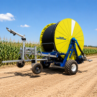 Systèmes d'irrigation goutte à goutte agricoles : Enrouleur de tuyau d'irrigation avec canon à pluie pour l'arrosage longue distance