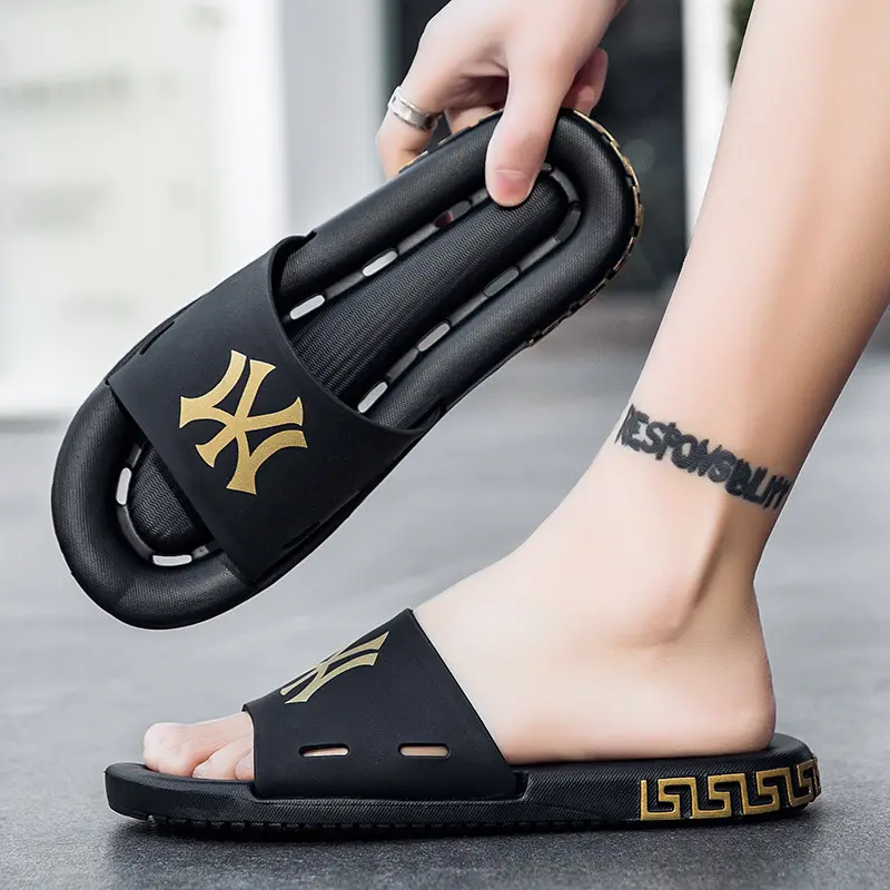 Herren Hausschuhe Flache Sport Slipper Lässige PVC Sandalen Outdoor Luxus Designer Personal isierte Slide Slipper