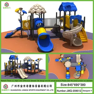 Child Theme Park Plastic Toy Outdoor Castle Big Slide For Kids