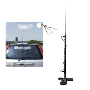 Antenne de station de base mobile HF 2,5 dBi à extension de type réglage fin 7-50 MHz pour émetteur-récepteur HF - Product Image 2