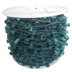 Bobine <span class=keywords><strong>de</strong></span> lumière C9 <span class=keywords><strong>de</strong></span> 1000 pieds, pour noël, usage professionnel, en vrac, avec fil noir <span class=keywords><strong>de</strong></span> 12" - Product Image 2