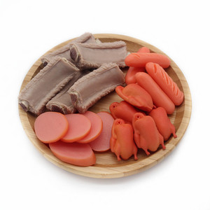Jouet alimentaire simulé en PVC : crevettes frites, côtes <span class=keywords><strong>de</strong></span> porc cuites, canard laqué <span class=keywords><strong>de</strong></span> Pékin, saucisses, accessoires pour diffusion en direct - Product Image 5