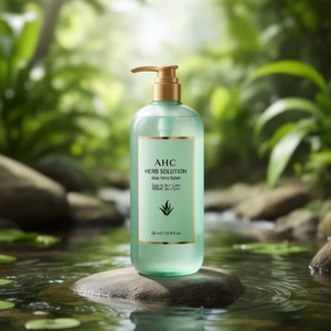 AHC Herb Solution Aloe Vera Toner 500Ml Daily <b>Skin</b> Care All <b>Skin</b> Types - Product Image 3
