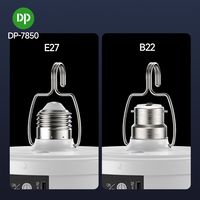 Ampoule d'urgence haute puissance 100W, lampe rechargeable, connectable directement, télécommande multi-vitesses
