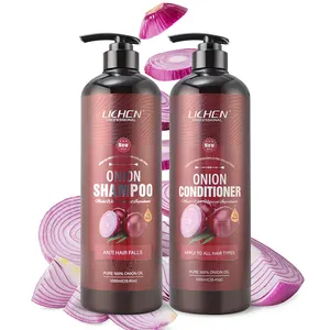 Champú orgánico anticaída para adelgazar el cabello, cebolla, 1 litro - Product Image 1