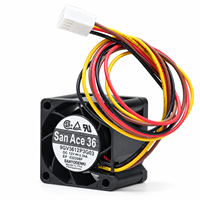 Ventilateur axial à double roulement à billes GV3612P3G03 12V DC 0.34A 4.08W à haut débit d'air, 3628mm, 4 fils, faible bruit, pour refroidissement d'onduleur industriel