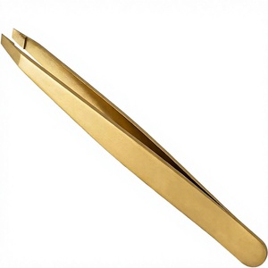 Ensemble de pinces à épiler professionnelles pour sourcils, pinces à épiler biseautées et pointues, ultra-précision, en acier inoxydable allemand, pour les sourcils et les poils incarnés - Product Image 6