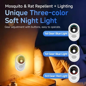 Répulsif à ultrasons <span class=keywords><strong>pour</strong></span> souris et rats, dispositif extérieur écologique à semi-conducteurs 20kHz 25 40kHz - Product Image 4