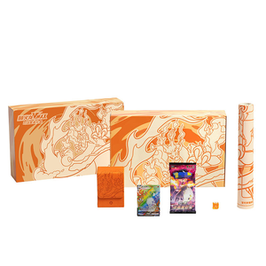 การ์ดสะสมเด็ก YS Popular Original Flame Lizard Vmax กล่องของขวัญพร้อมแพ็คบูสเตอร์ซีลโรงงานเต็มรูปแบบ หายาก พรีเมียม - Product Image 1