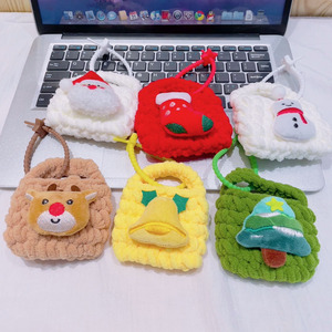 Mini Kinetic Handmade DIY Artificial Christmas Knitted Gloves-Eco-Friendly Cartoon Pattern Textile & Fabric Customized Size