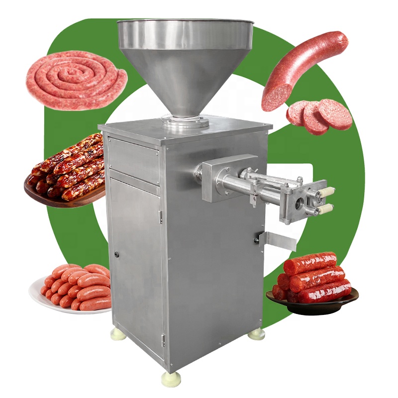 Промышленная быстрая пневматическая машина для наполнения колбасы, машина для скручивания и скручивания колбасок для изготовления