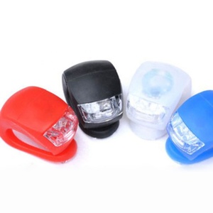 Nueva bici rana de silicona impermeable bicicleta LED Aviso de silicona luz montar super brillante luz plegable bicicleta luz de - Product Image 1