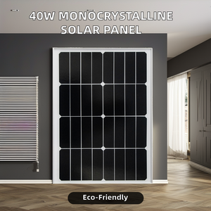 แบตเตอรี่เซลล์แสงอาทิตย์ 40W โมโนคริสตัลไลน์ ผลิตพลังงานแสงอาทิตย์ - Product Image 6