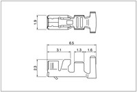 JST XAG Steckverbinder 2,5mm Abstand 20-24AWG Verzinntes Kupfer LED-Licht Kompletter Maßgefertigter Nylon-Kabelbaum für Automobile