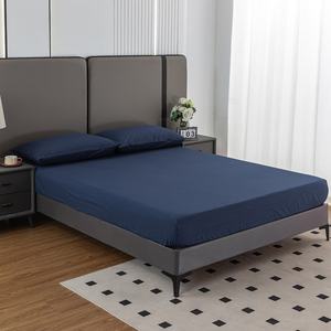 Drap-housse 95% Coton 5% Fibre d'Argent, 400TC, Écologique, Durable, Respirant, Toutes Saisons, Taille Queen pour la Maison - Product Image 4