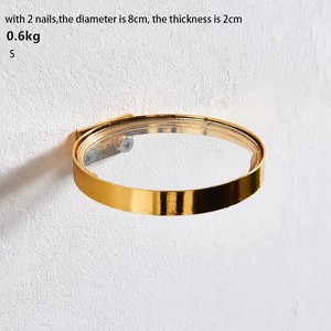 Estante decorativo de montaje en pared de Metal pequeño para decoración moderna del hogar con estante de <span class=keywords><strong>repisa</strong></span> de cristal para oficina o sala de estar uso en el jardín al aire libre - Product Image 6