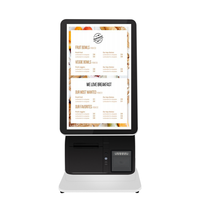 Système de point de vente pour la restauration rapide, machine de commande automatique, écran tactile en libre-service, kiosque de commande et de paiement automatique