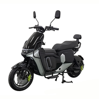 Moto électrique hybride 1500W avec moteur brushless, scooter électrique 16 pouces, 60V 60Ah, pour adulte, usage urbain