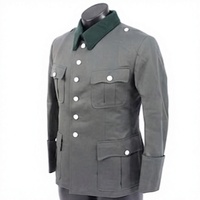 Veste Tactique d'Hiver pour Hommes en Laine, Uniforme Imperméable, Coupe-Vent, Respirant, Écologique, Réversible, Boutons sur le Devant, Utilitaire