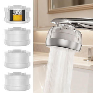 Filtre à eau chromé pour robinet, pommeau de douche, aérateur de remplacement, accessoire de lavabo pour hôtel - Product Image 1