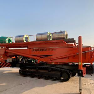Track Mounted Hydraulic Elevated Platform 8 Ton 110HP HuaEagle Diesel for Steel Plant Roof <b>Tile</b> <b>Making</b> <b>Machine</b> - Product Image 3