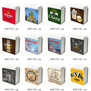 Porte-serviettes en métal durable au design populaire, pour bar, cuisine, café, table, motif personnalisé, carré, porte-serviettes en papier pour cocktails - Product Image 5