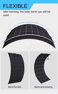 Panneau solaire flexible mono HJT haute efficacité 395W 21,6% avec revêtement ETFE durable, système de raccordement sur mesure - Product Image 3