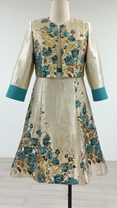Traje de Falda Elegante de Alta Calidad con Estampado Floral, Estilo Americano, para Mujer, Ideal para Iglesia - Product Image 5