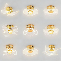 Lámpara de Techo LED Moderna para Pasillo, Corredor, Cuadrada, Redonda, de Superficie, Luz LED de Techo para Interiores, Decorativa para el Hogar, Luz para Pasillo