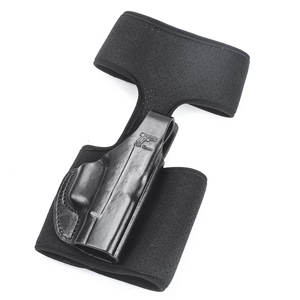 Geweerbloem Nylon Enkel Met Lederen Owb <span class=keywords><strong>Holster</strong></span> Combo Verborgen Dragen Duim Release Lederen <span class=keywords><strong>Holster</strong></span> - Product Image 2