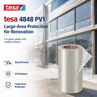 Film de protection de surface transparent tesa 4848 PV1, 0,048 mm, adhésif acrylique à faible adhérence pour verre et plastique automobiles