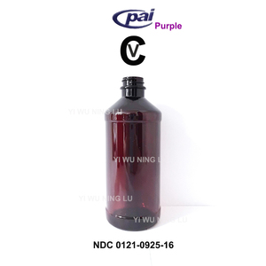 Rỗng 473ml 16oz wockhardt tris Pai nostrum vòm ho xi-rô chai nhựa với CRC cap ho xi-rô Nhãn dán nhãn - Product Image 5