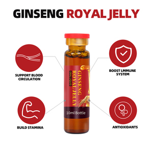 Doğal <span class=keywords><strong>Ginseng</strong></span> Ekstresi İçeceği Cilt Takviyesi Enerji Verici <span class=keywords><strong>Ginseng</strong></span> Arı Sütü Oral Sıvı - Product Image 2