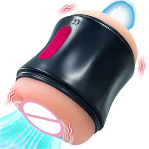 Male Electric Manual Sucking Male Adult Sex Toys Penis Stroker Open Ended Male Masturbator Pocket Pussy Sleeve For Men