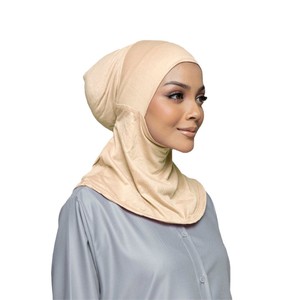2025 New Bandana Modal Cotton <b>Hijab</b> Innder <b>Caps</b> Plain Color Belt Elastic Strap Rayon Cotton Muslim Lady <b>Hijab</b> Undercaps - Product Image 4