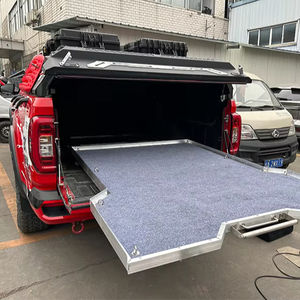 Couvercle arrière à trois portes de camionnette/Tout couvercle plat en aluminium de camionnette/<span class=keywords><strong>plateau</strong></span> push-pull de camionnette - Product Image 1