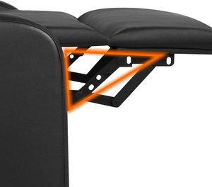 VANBOW Único Cadeira Reclinável PU Couro Push Back Cadeira de Lazer para Home Theater Quarto Apartamento Jantar Hotel - Product Image 4