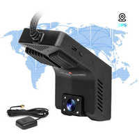 Dashcam 1080P visión nocturna 4G WIFI monitoreo de estacionamiento GPS seguimiento Dual coche DVR Vista en vivo Vista Remota rastreador Stream Video