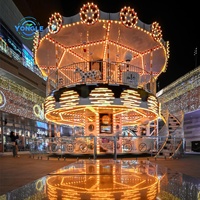 Fun Fair Rides Super Double Decker Carrousel High Manufacturers Standard Merry Go Round à vendre