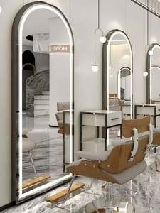 Estación de espejo de planchado todo en uno de lujo moderno, Metal montado en la pared para barbería, peluquería para hoteles, almacén doméstico - Product Image 4