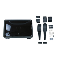 Kit carrosserie Accessoires de voiture Boîte à outils latérale noire brillante pour Jetour T2 Boîte de rangement pour bagages extérieurs de voiture