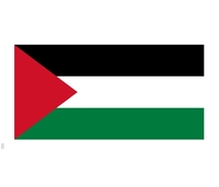Taille personnalisée Palestine Afghanistan Emirats Arabes Unis Oman Azerbaïdjan Bahreïn transfert de chaleur 3X5 Polyester Drapeau National