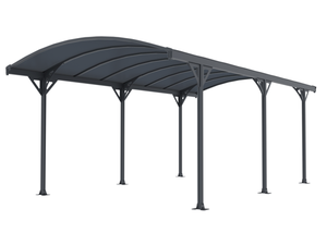 Couverture <span class=keywords><strong>de</strong></span> terrasse extérieure 6mm-8mm Pergola Carport <span class=keywords><strong>pour</strong></span> voiture simple avec panneau en polycarbonate <span class=keywords><strong>pour</strong></span> l'ombre Gouttières d'eau complètes - Product Image 4