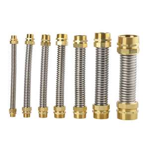 Pipa Sambungan Kipas Koil AC Berulir, Kepala Tembaga, Baja Tahan Karat, Kontrol AC, Sambungan Tengah Bergelombang, HanQian - Product Image 1