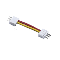 أسلاك توصيل راديو السيارة بـ 12 دبوس، طرف توصيل PVC ملون، 22AWG معتمد من CE، زوج أحمر وأسود للسيارات/الدراجات النارية