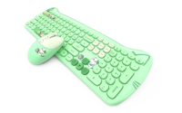 GEEZER usine de gros clavier et souris sans fil chat mignon pour envoyer filles et cadeau d'anniversaire